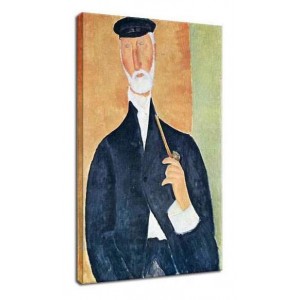 Amedeo Modigliani - Mężczyzna z fajką