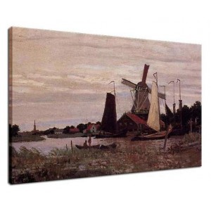 Claude Monet - Młyn w Zaandam