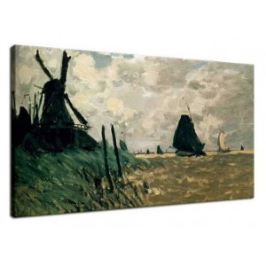 Claude Monet - Młyn nieopodal Zaandam