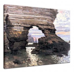 Claude Monet - Wejście do portu w pobliżu Etretat