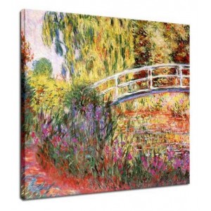 Claude Monet - Japoński most, irysy wodne
