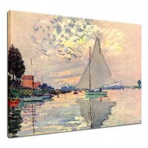 Claude Monet - Żaglowiec w Le Petit-Gennevilliers