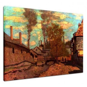 Claude Monet - Potok Robec w Rouen