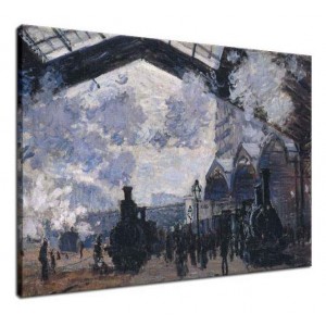 Claude Monet - Dworzec Saint-Lazare (1877 r.)