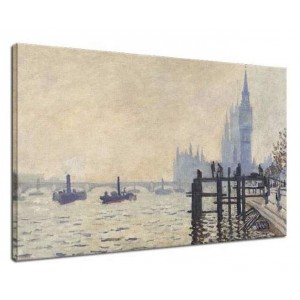 Claude Monet - Tamiza poniżej Westminsteru