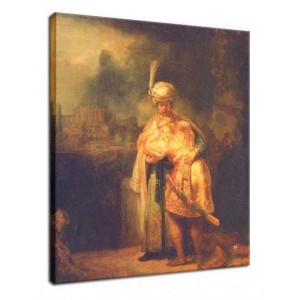 Rembrandt - Pożegnanie Dawida z Jonatanem