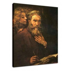 Rembrandt - Święty Mateusz z aniołem