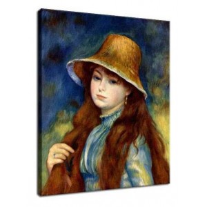 Auguste Renoir - Dziewczyna w słomkowym kapeluszu