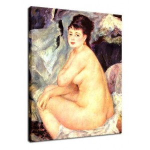 Auguste Renoir - Naga kobieta siedząca na sofie