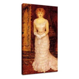 Auguste Renoir - Jeanne Samary w sukni